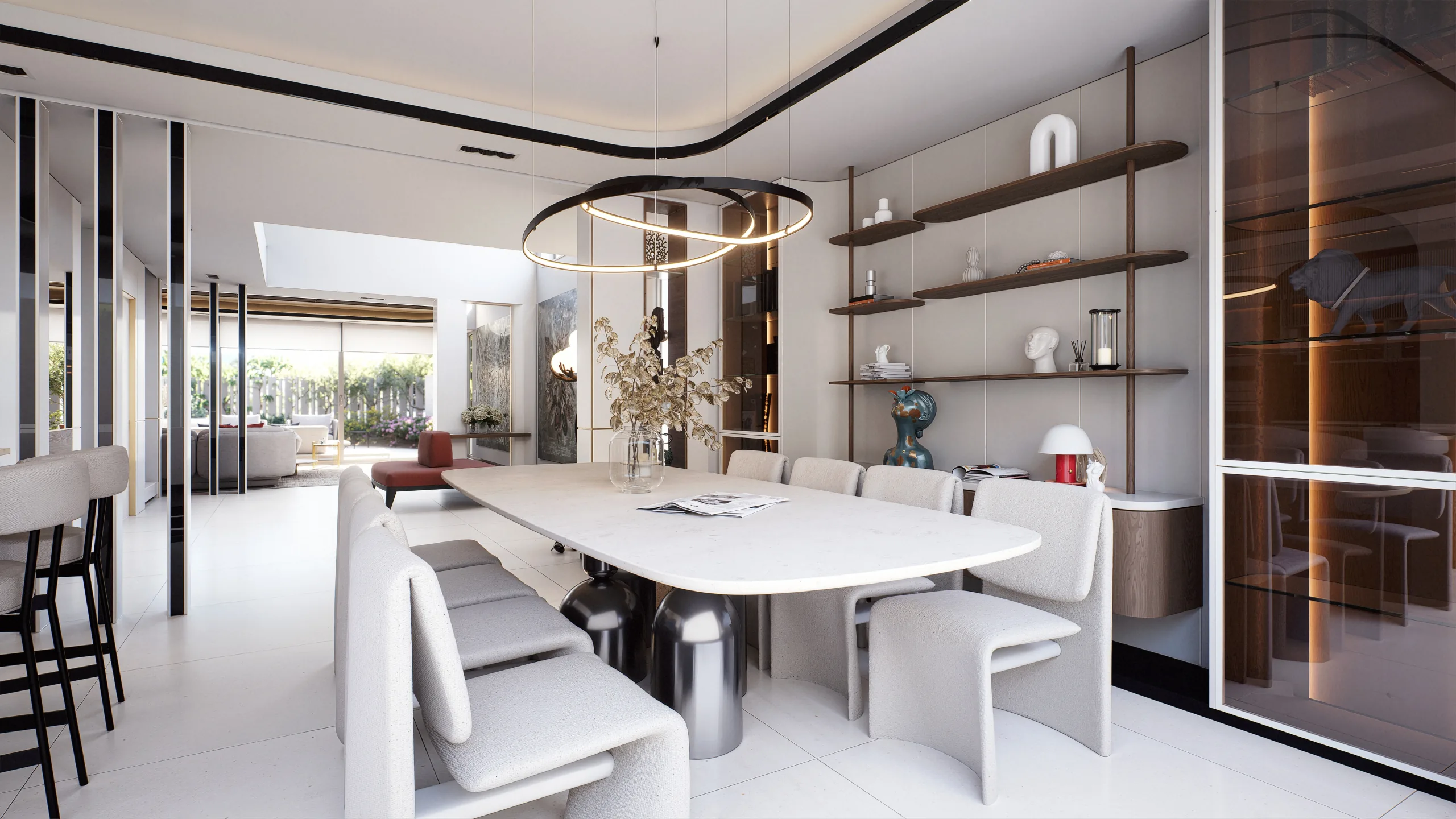 Vizualizace interiéru apartmánu na Costa del Sol ve Španělsku
